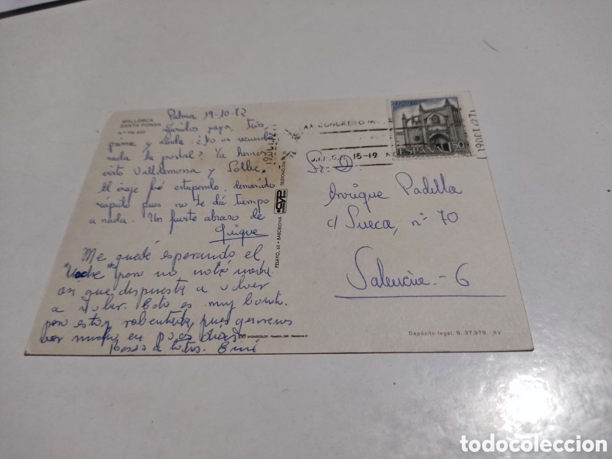 Postales: Postal mallorca Santa Ponsa - Foto 2
