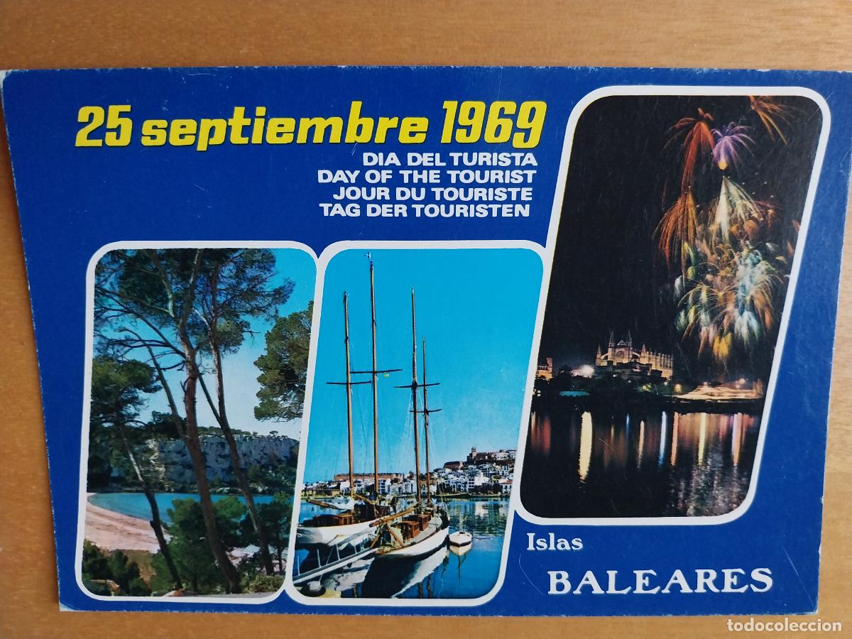Postales: 1969 25 SEPTIEMBRE DIA TURISTA ISLAS BALEARES POSTAL SC *