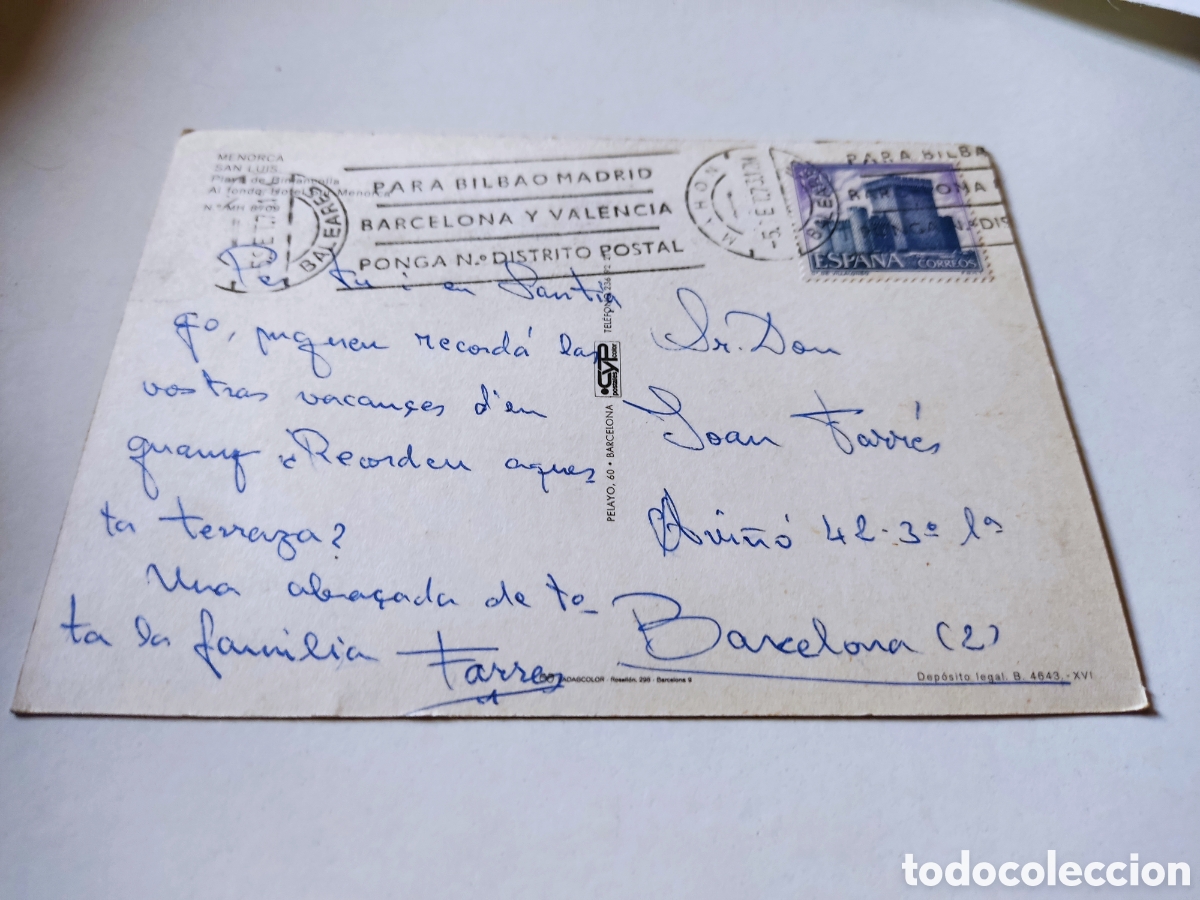 Postales: Postal Menorca, San Luis - Foto 3