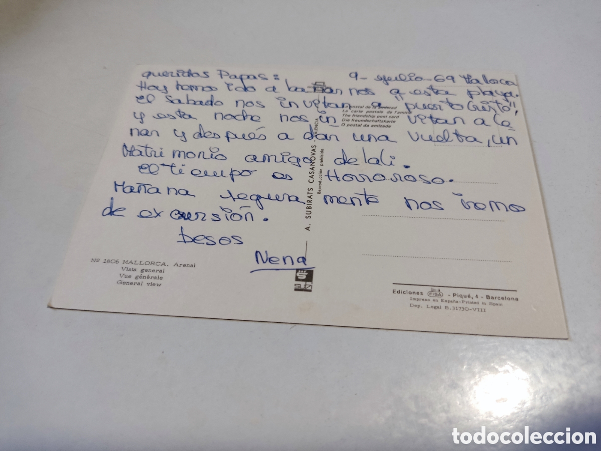 Postales: Postal mallorca arenal - Foto 2