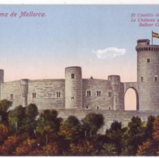 Postales: PALMA DE MALLORCA: EL CASTILLO DE BELLVER. AM. NO CIRCULADA (AÑOS 10)