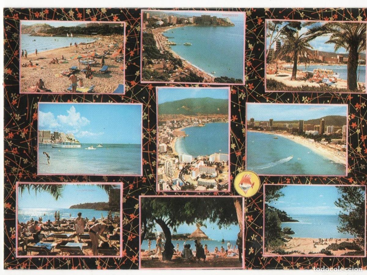 Postales: Mallorca-Palma Nova y Magaluf-circulada-