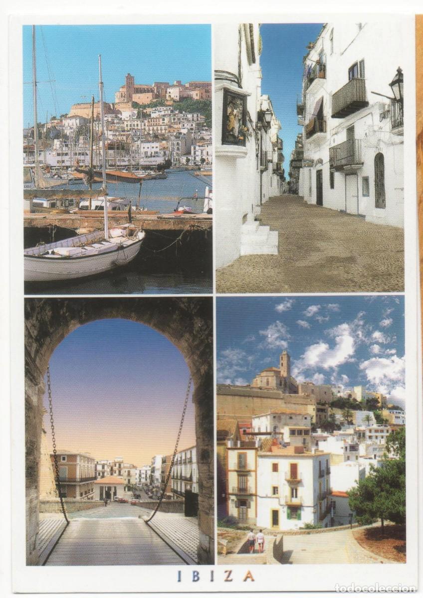 Postales: Ibiza- Multivista- Circulada - Foto 1