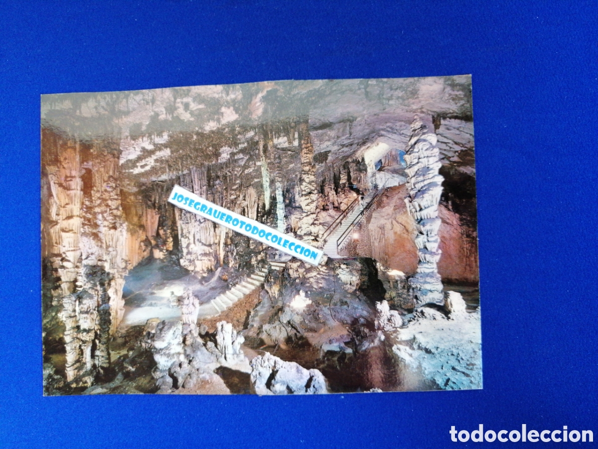 Postales: MALLORCA - CUEVAS DE ARTA BAJADA A LA CUEVA - Foto 1
