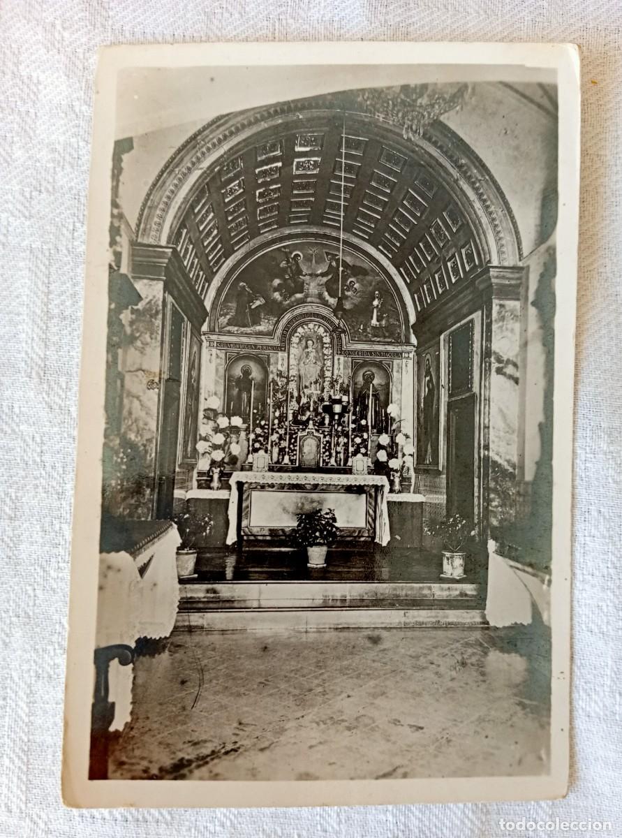Postales: ERMITA VALLDEMOSA. BALEARES. INTERIOR CAPILLA - Foto 1