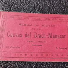 Postales: ALBUM DE VISTAS DE LAS CUEVAS DEL DRACH - MANACOR. 20 POSTALES. MALLORCA