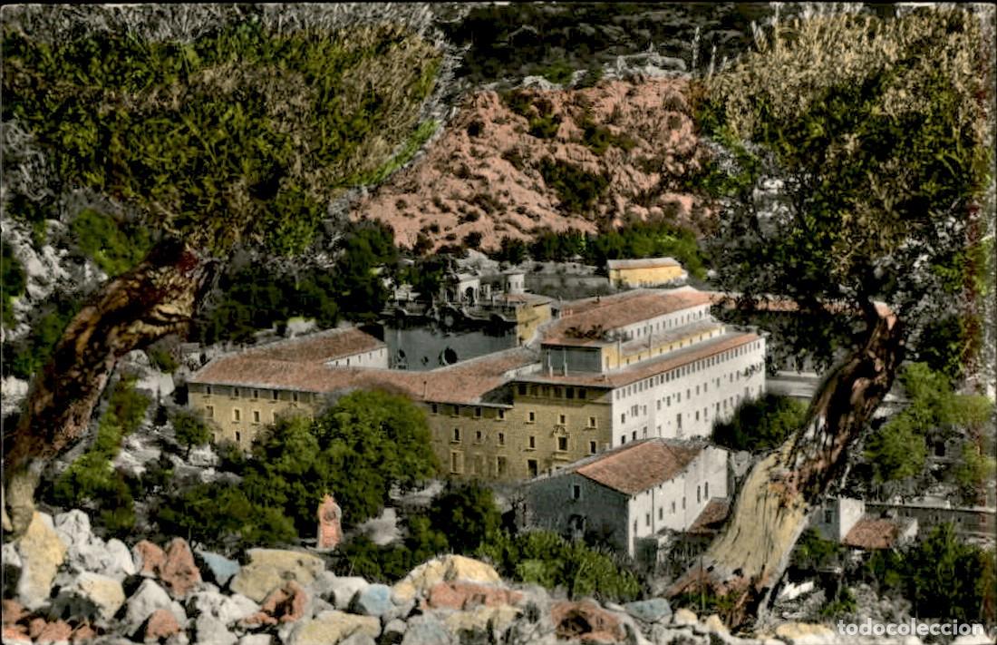 Postales: Lluch - Vista general del Monasterio - Foto 1