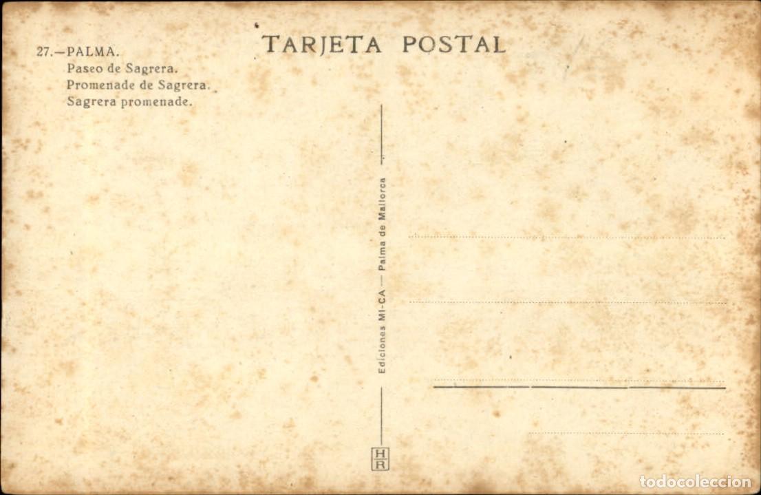 Postales: Palma de Mallorca - Paseo de Sagrera - Foto 2