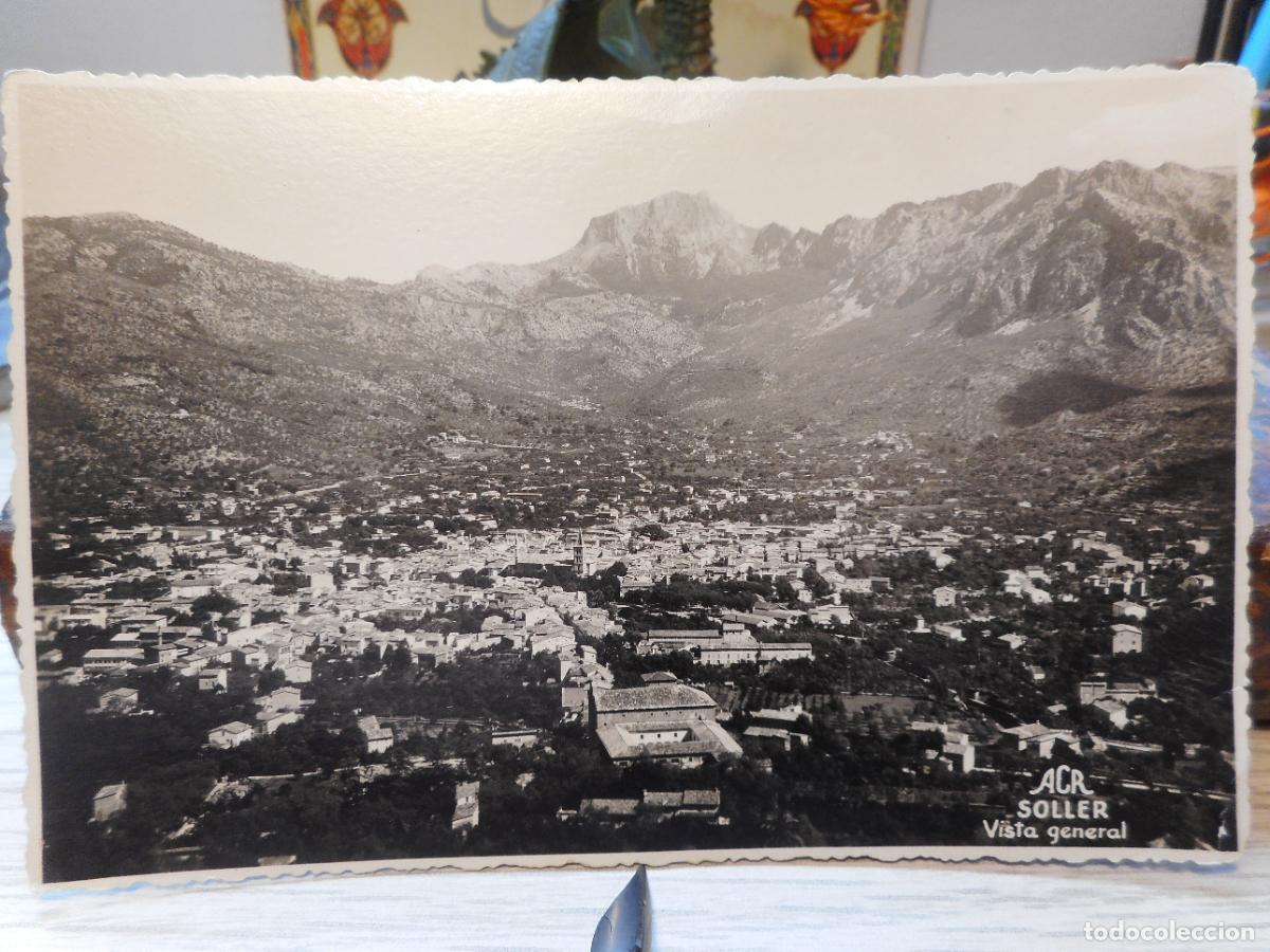 Postkarten: ANTIGUA POSTAL FOTOGRAFICA ACR. SOLLER MALLORCA VISTA GENERAL.