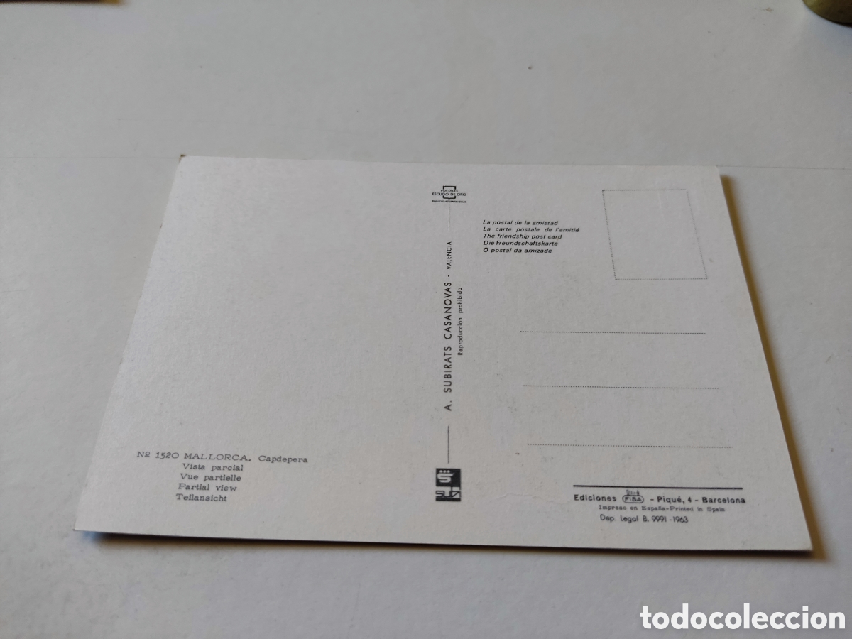 Postales: Postal Mallorca Capdepera - Foto 2