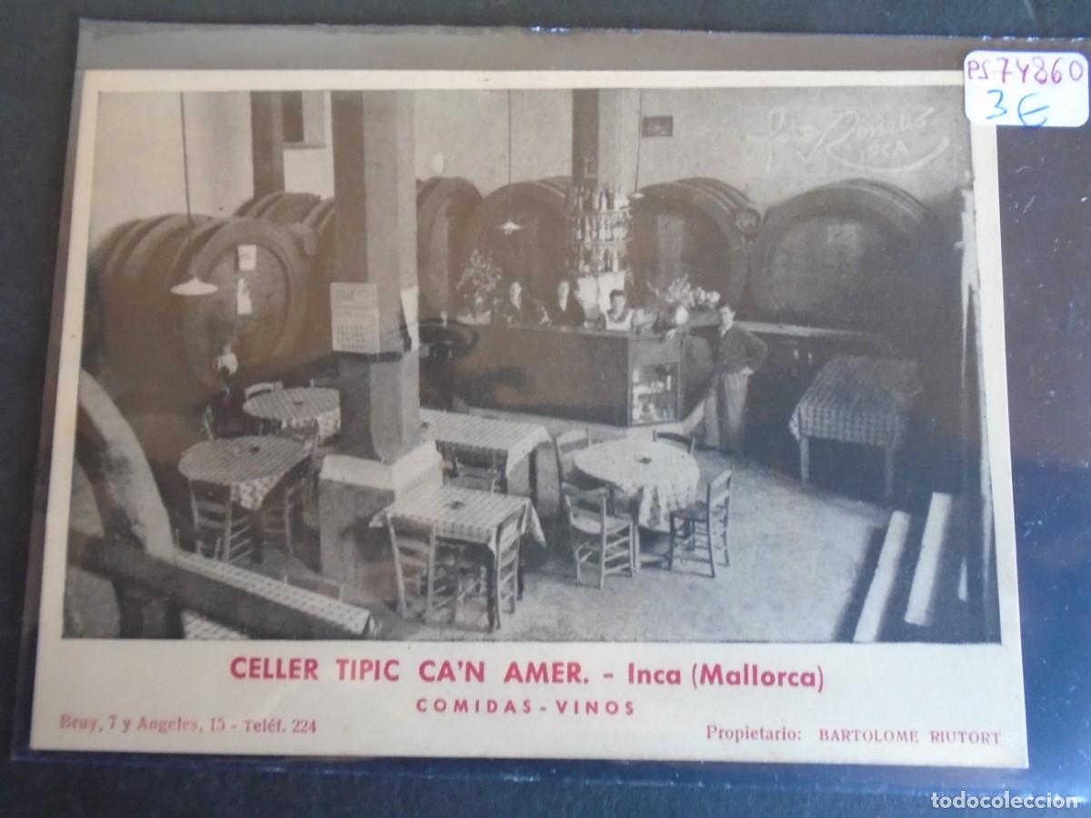 Postkarten: (PS-74860)POSTAL DE INCA-CELLER TIPIC CA&acute;N AMER