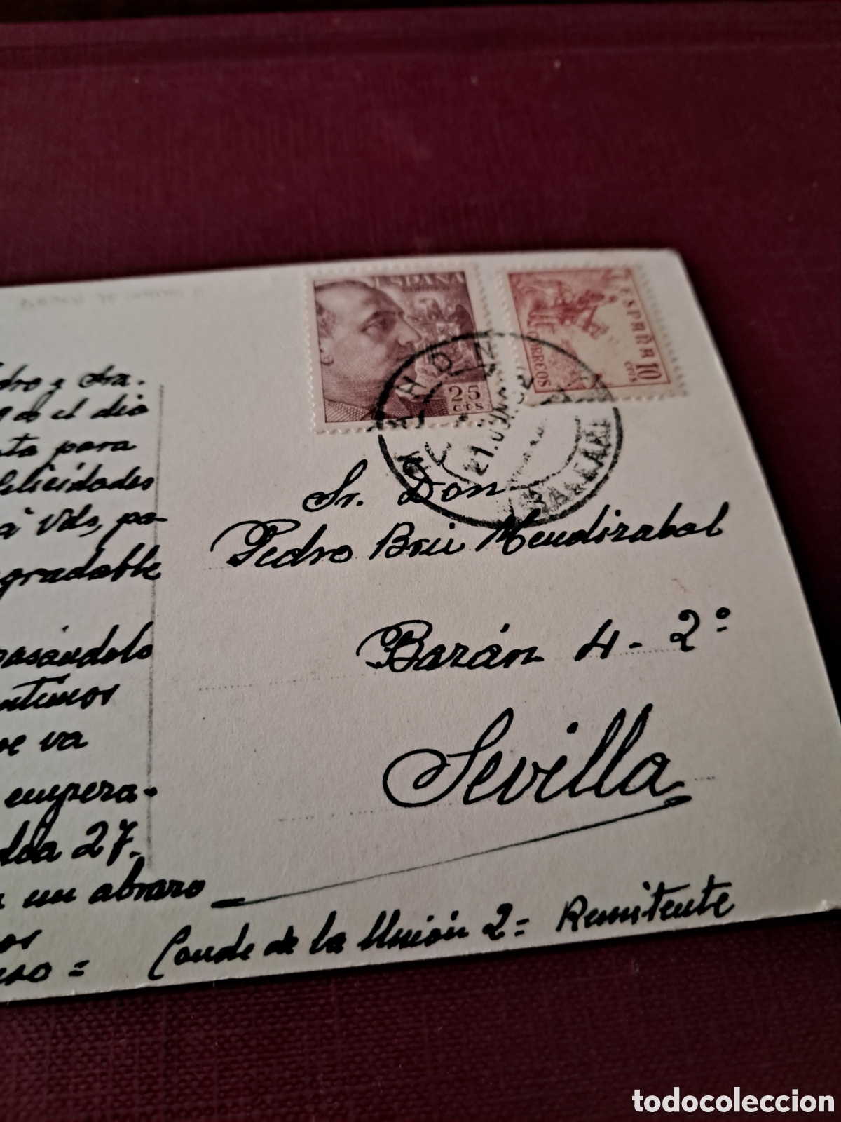 Postales: Postal Mahon-Menorca 1952 - Foto 6