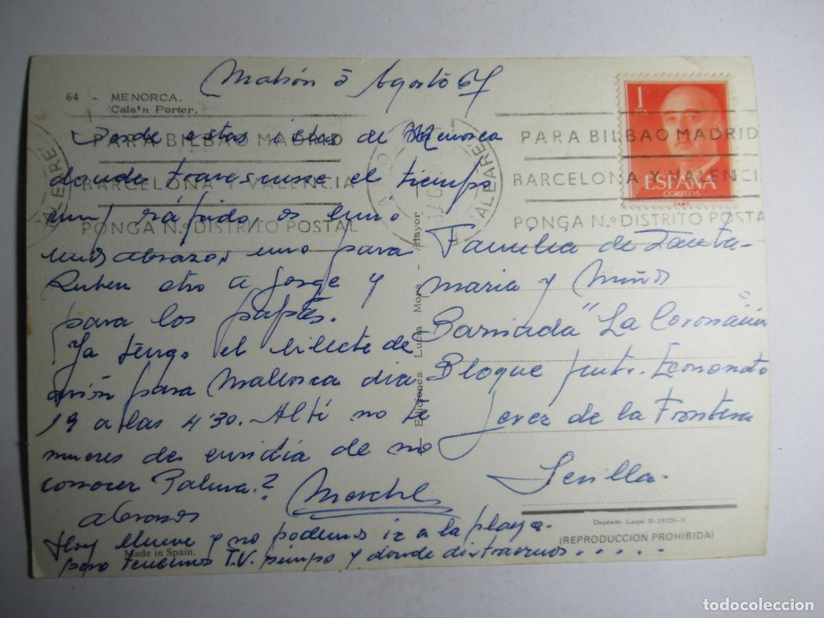 Postales: Menorca - Calan Porter - Foto 2