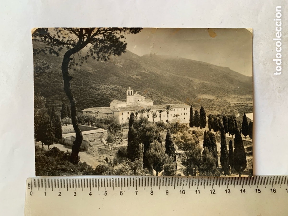 Cartes Postales: POSTAL. CASTELL&Oacute;N DE LA PLANA. DESIERTO DE LAS PALMAS. CONVENTO. FOT. CAMPA&Ntilde;A Y PUIG FERRAN. 8 SEPTI