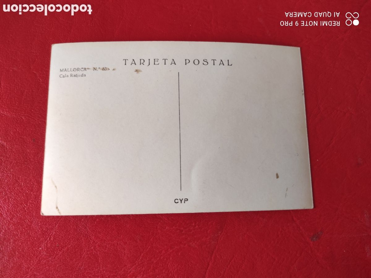 Postales: Antigua postal de Cala ratjada, Mallorca - Foto 2