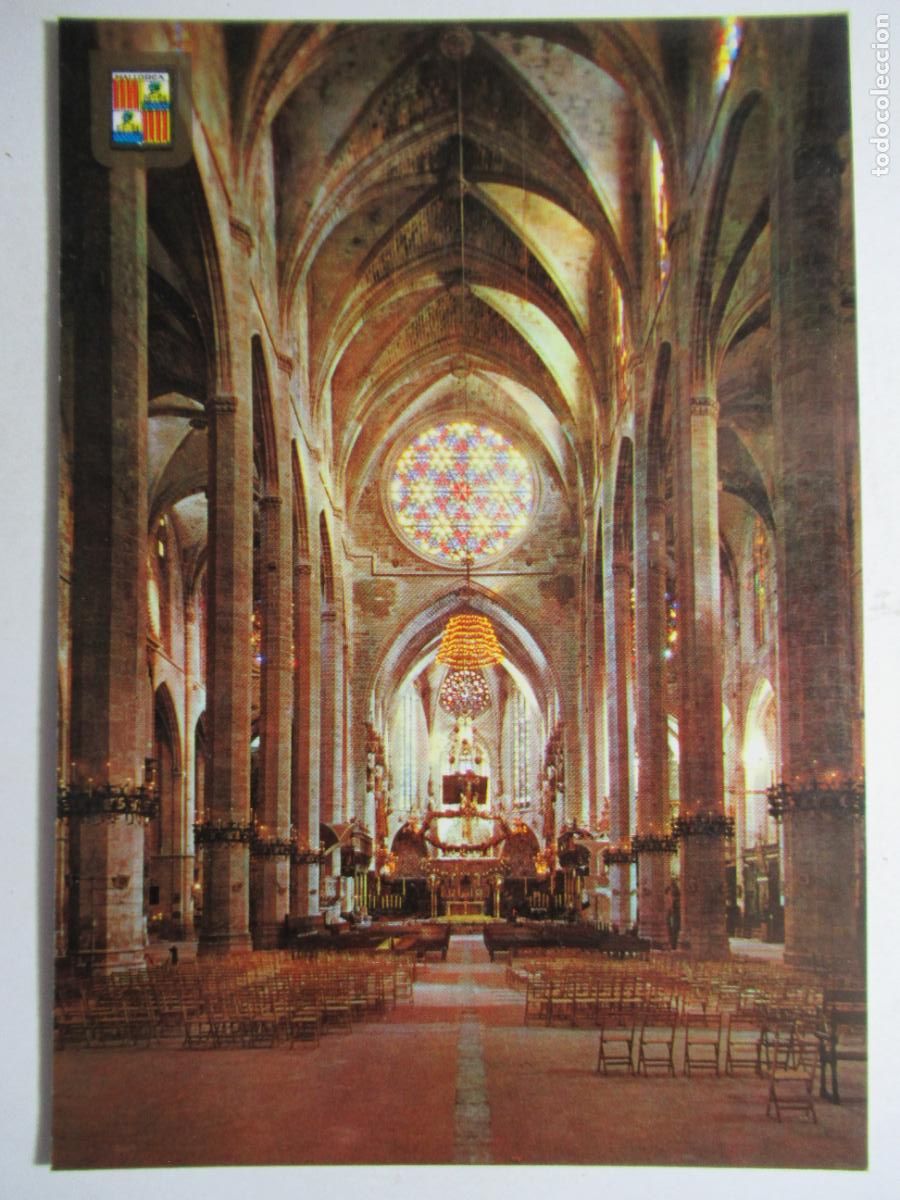 Postales: Palma de Mallorca - Interior de la Catedral - Foto 1