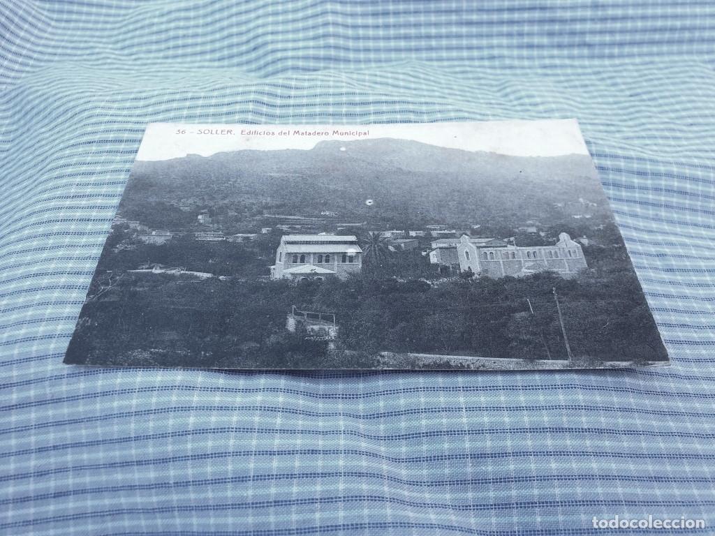 Postales: Postal antigua Mallorca. S&oacute;ller. Edificios Matadero Municipal. Thomas 36. - Foto 1