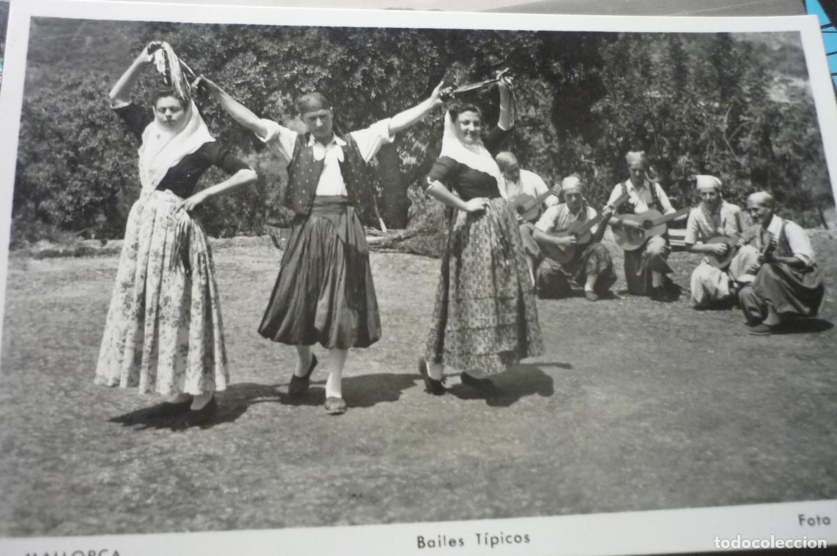 Postales: postal mallorca bailes tipicos escrita cm - Foto 1