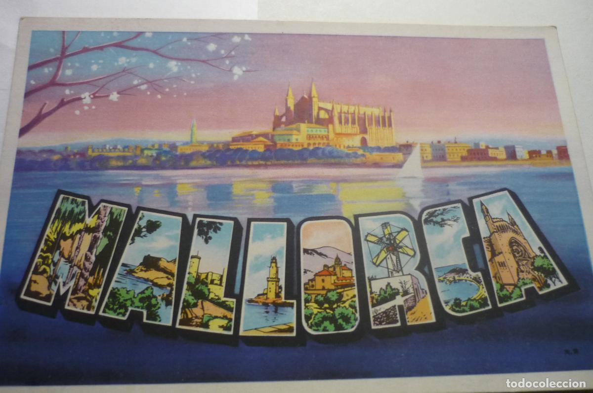 Postales: postal dibujo mallorca -circulada cm - Foto 1