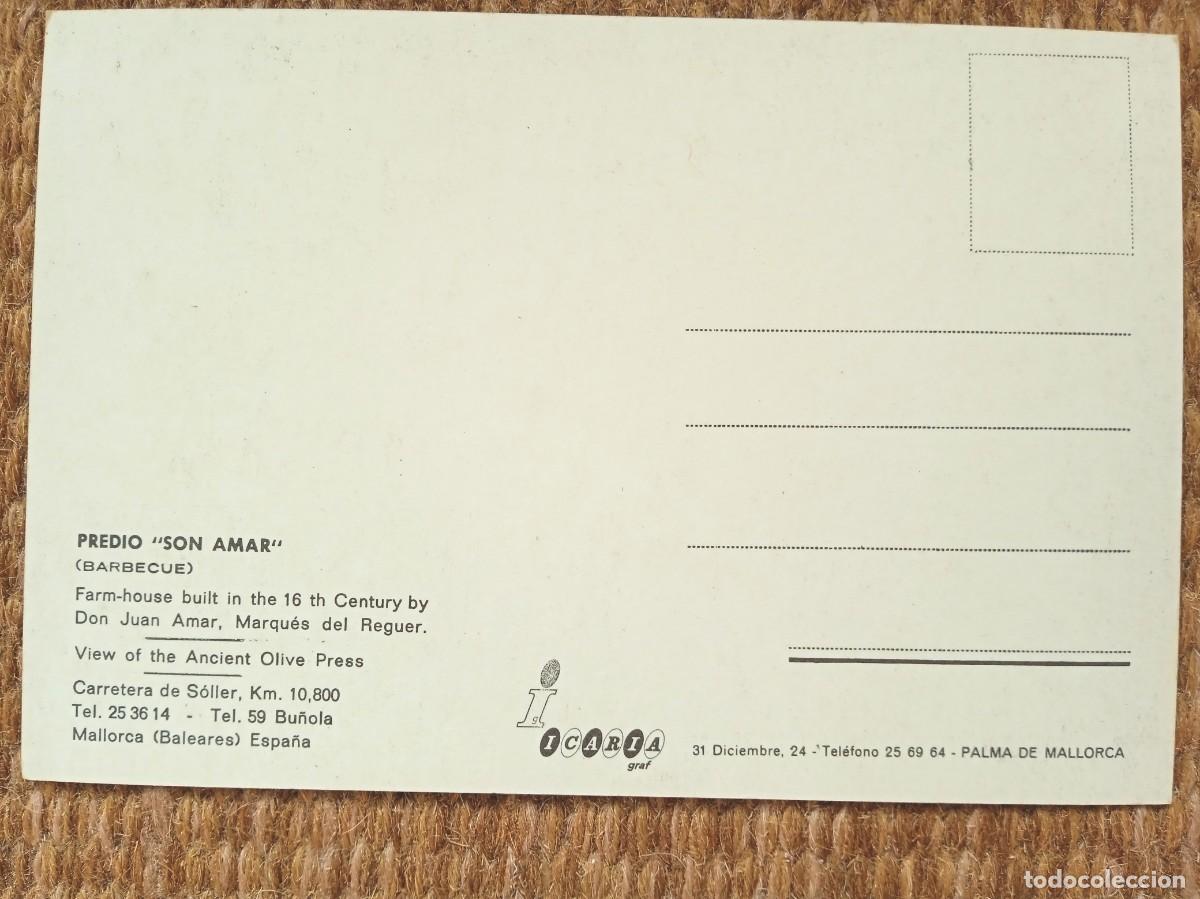 Postales: PREDIO SON AMAR - MALLORCA - ICARIA - Foto 2