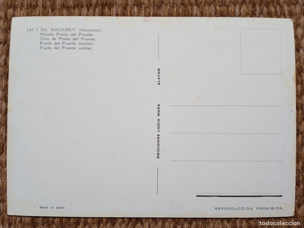 Postales: NA MACARET - MENORCA - ED. LUCIA MORA - Foto 2