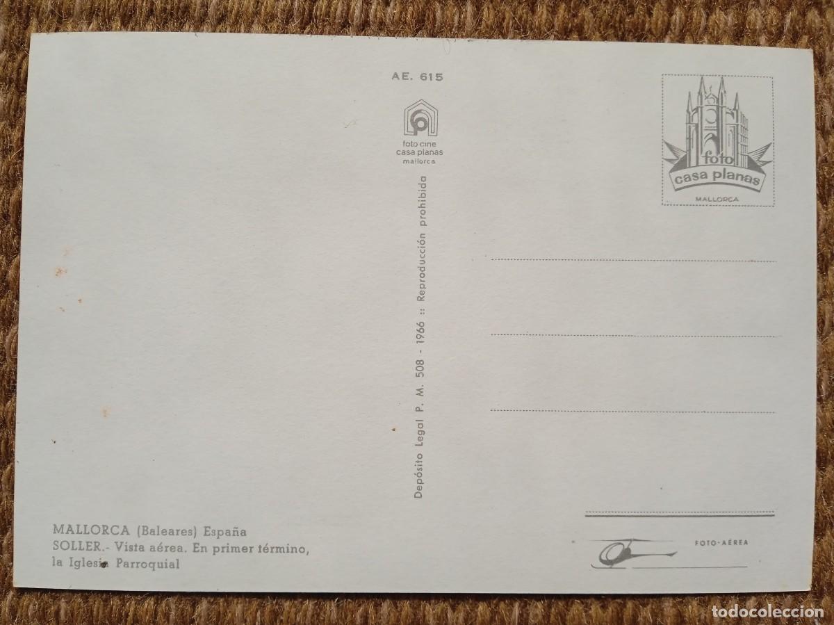 Postales: SOLLER - MALLORCA - EDICIONES CASA PLANAS - Foto 2