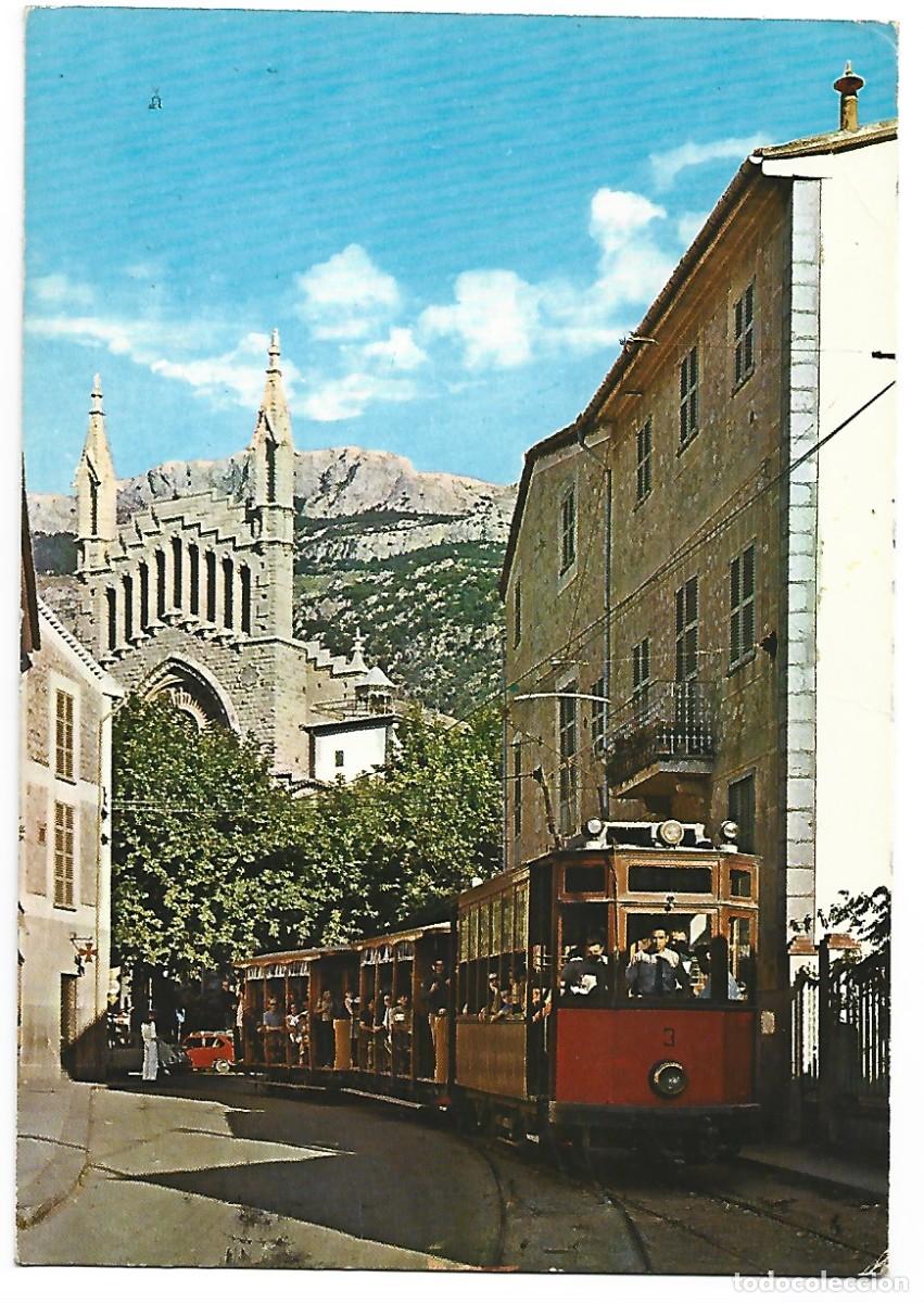 Postales: TREN TURISTICO - SOLLER - MALLORCA - Foto 1