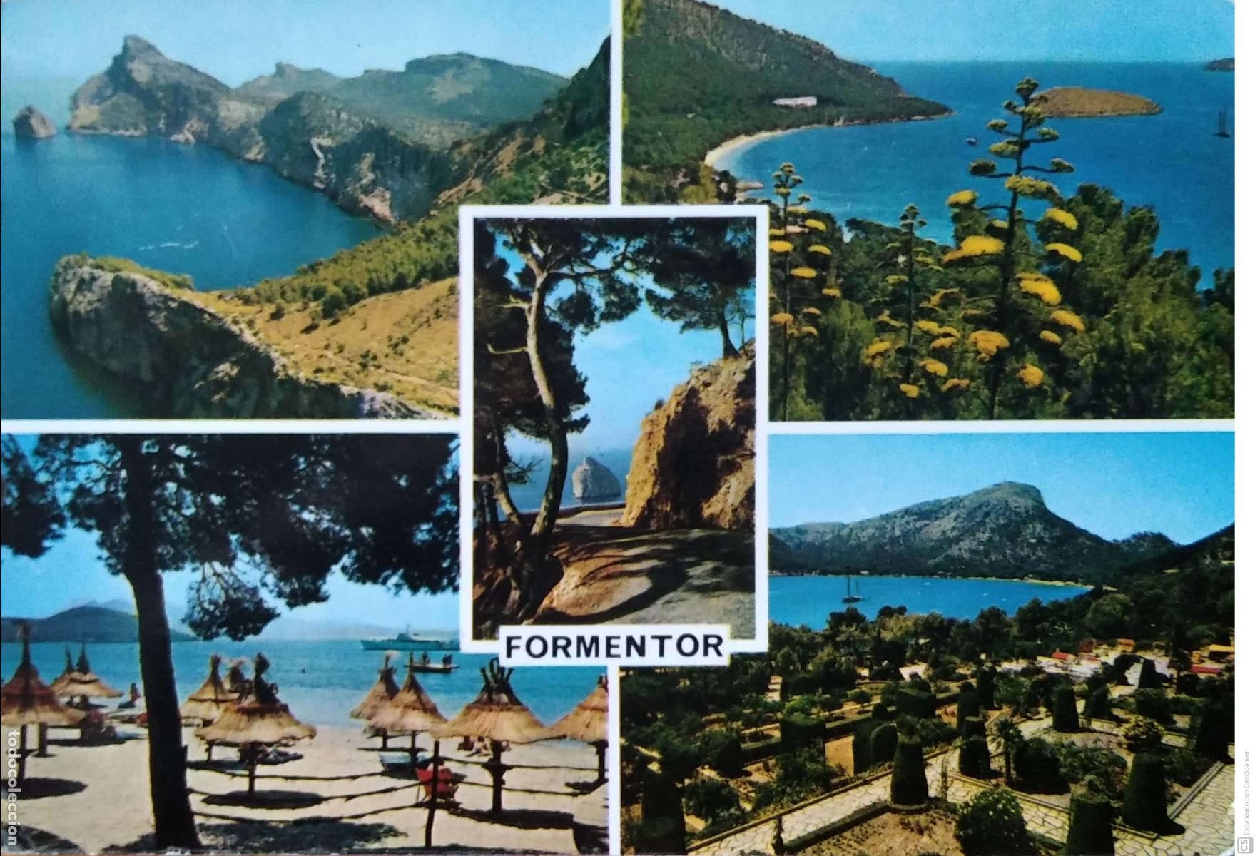Cartes Postales: Mallorca. 50022 Formentor. Vistas varias. CYP. Usada con sello. Color
