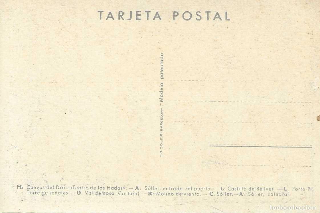Postales: MALLORCA - T.G. SOLER - S/C - Foto 2