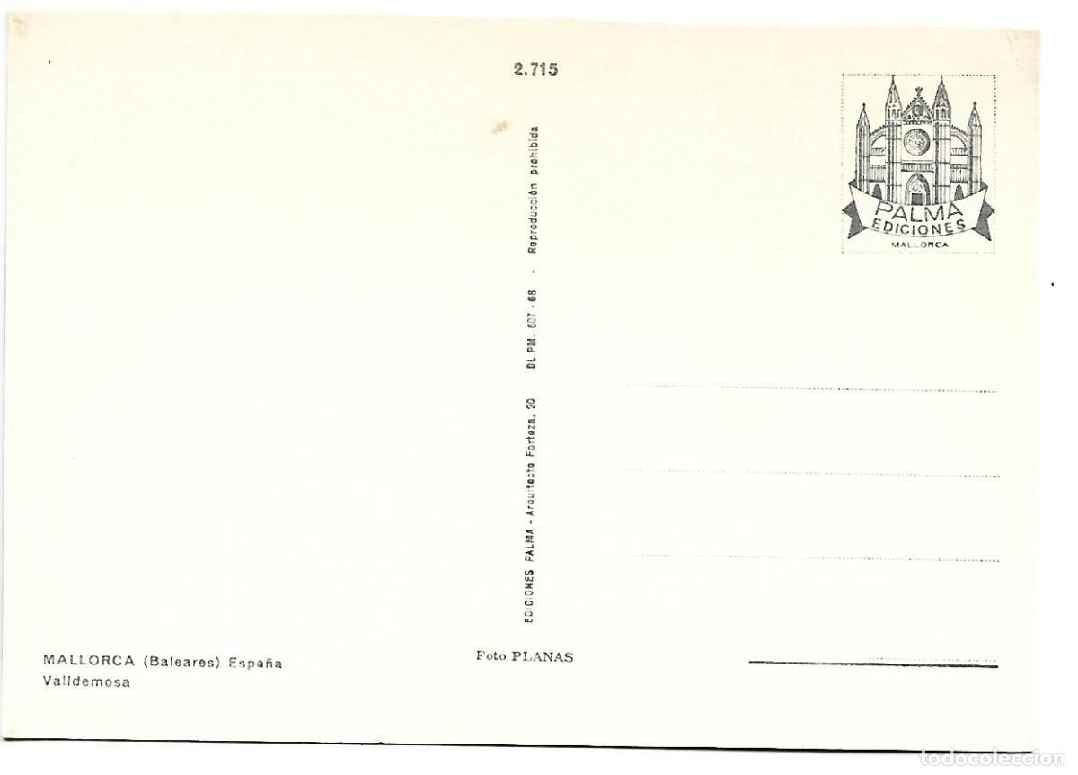 Postales: CHOPIN.- VALLDEMOSA - MALLORCA - Foto 2