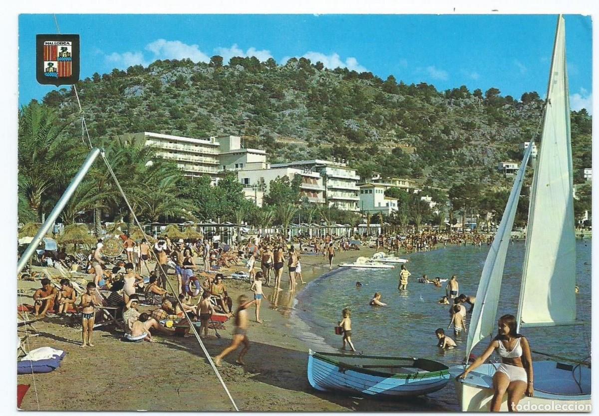 Postales: PLAYA / BEACH.- PUERTO DE SOLLER - MALLORCA - Foto 1