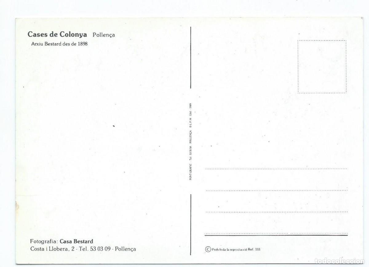 Postales: CASES DE COLONYA.- POLLEN&Ccedil;A / BALEARES - Foto 2