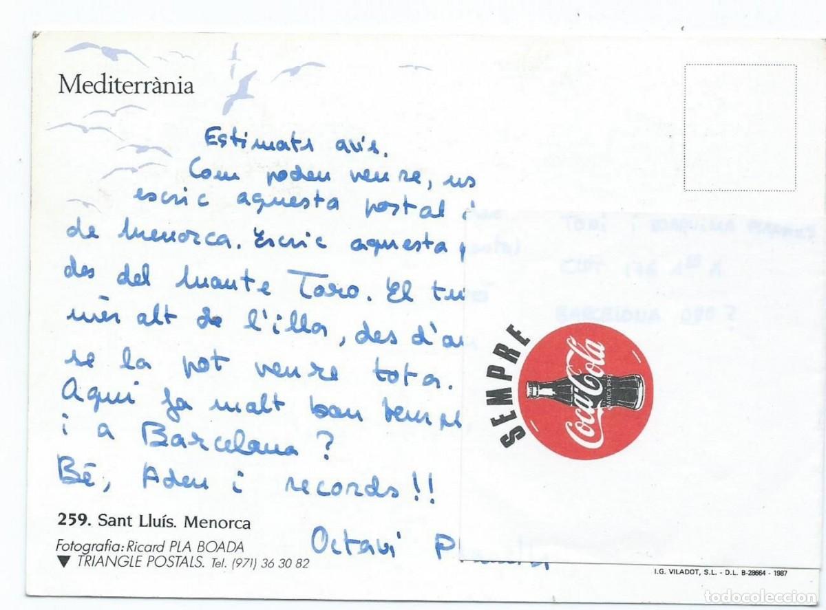 Postales: SANT LLUIS.- MENORCA / BALEARES - Foto 2