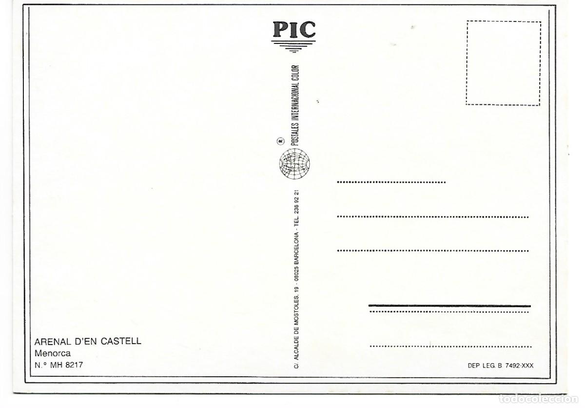 Postales: ARENAL D&acute;EN CASTELL.- MENORCA - Foto 2