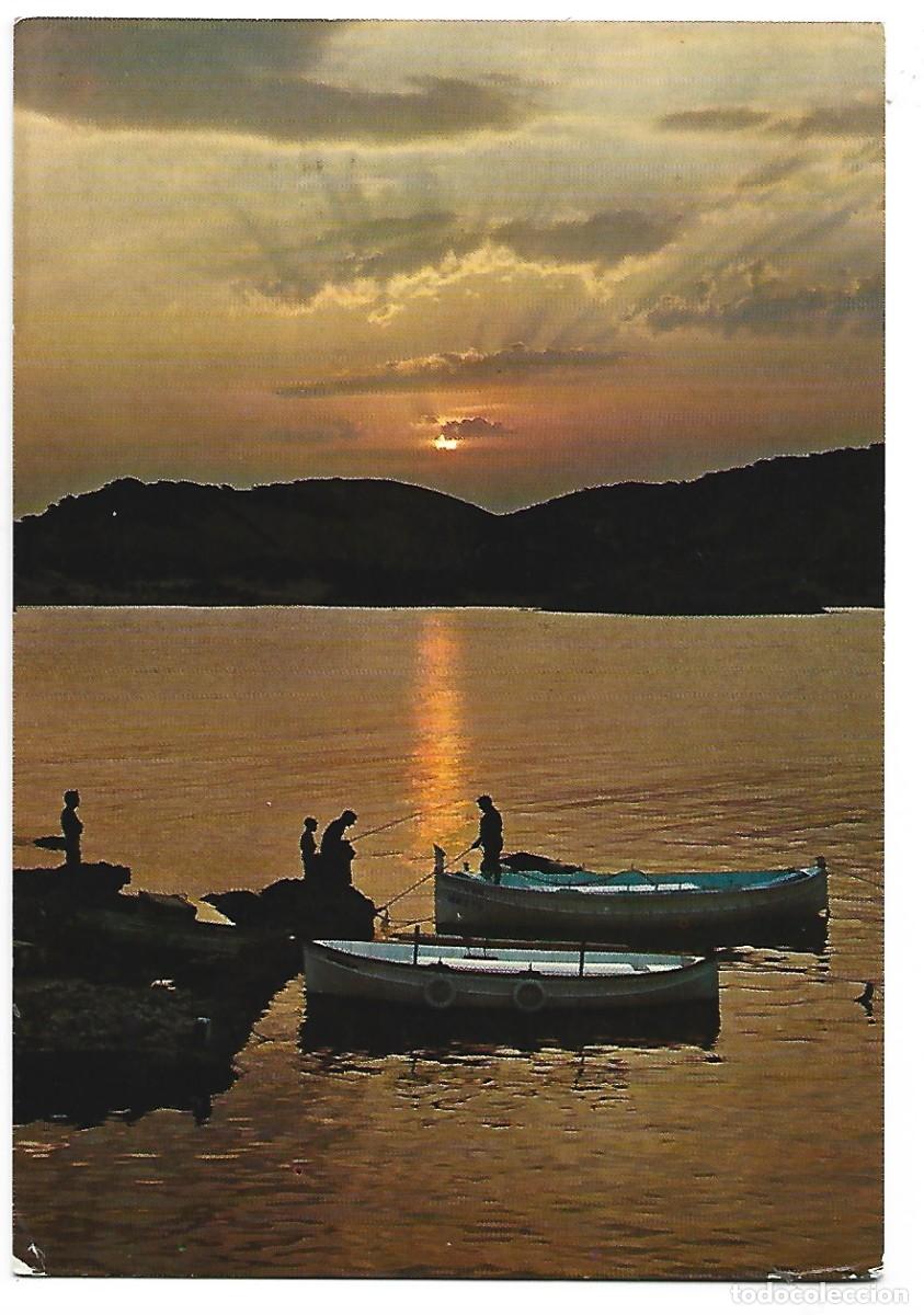Postales: PUESTA DE SOL / SUNSET.- ES GRAO - MENORCA - Foto 1