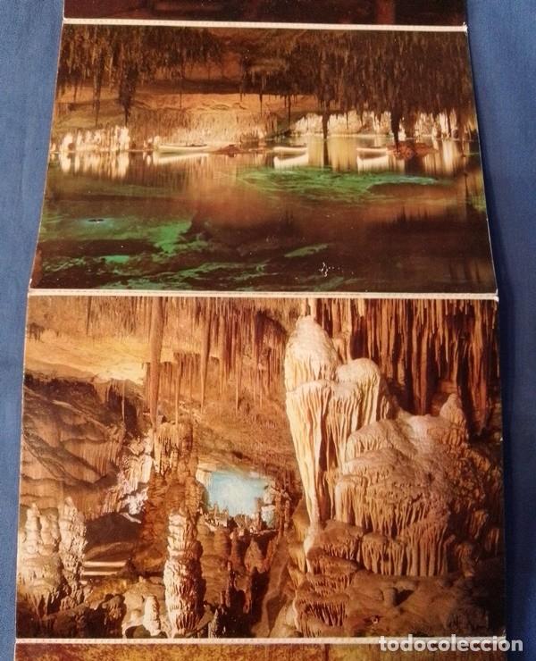 Postales: Bloc 9 postales Cuevas del Drac Mallorca - Foto 3