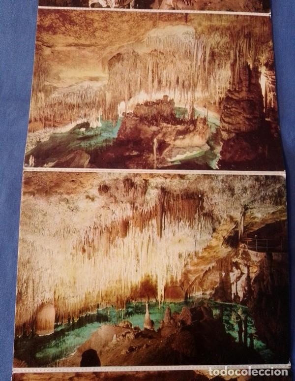 Postales: Bloc 9 postales Cuevas del Drac Mallorca - Foto 4