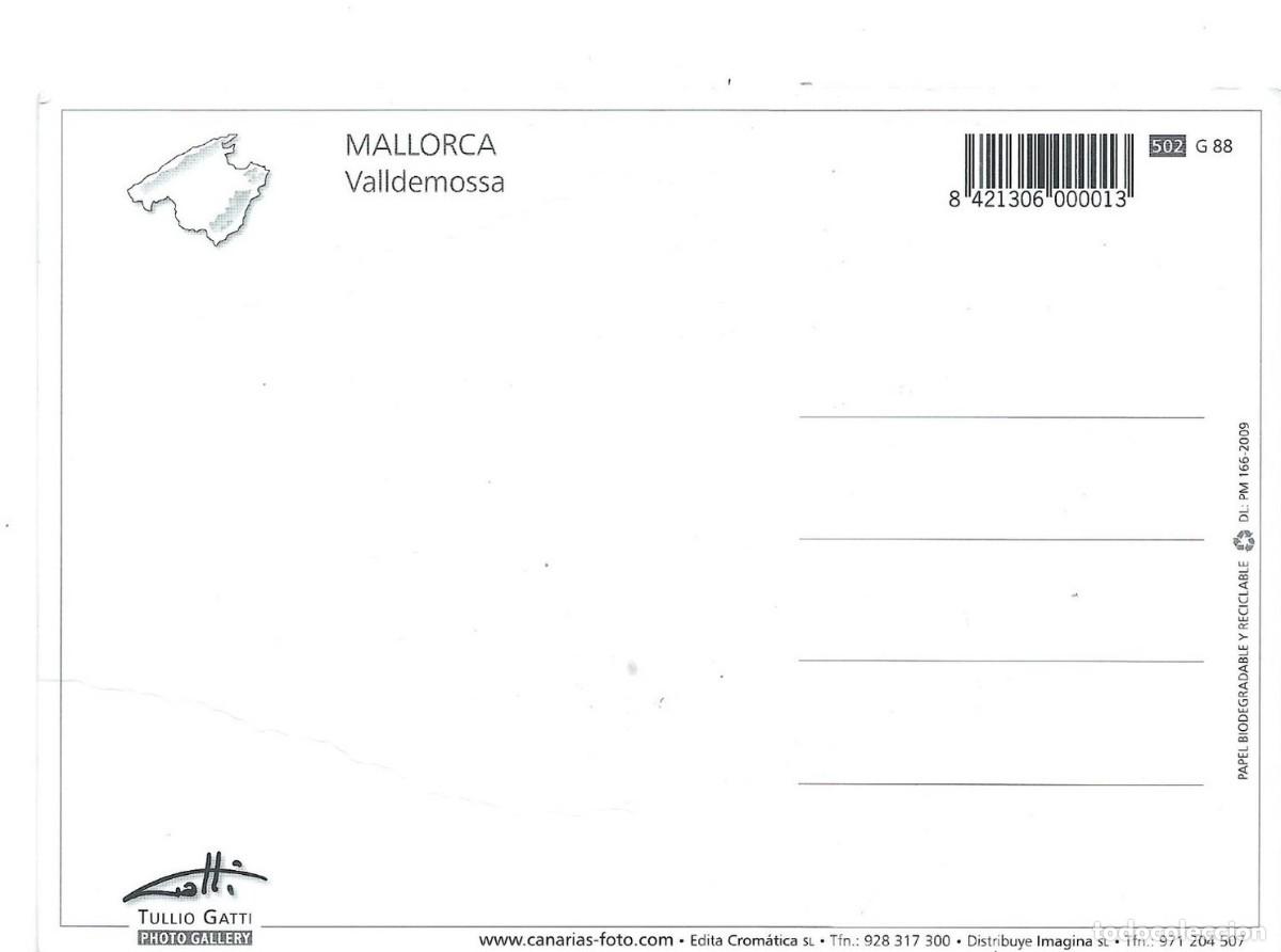 Postales: VALLDEMOSSA / MALLORCA - Foto 2
