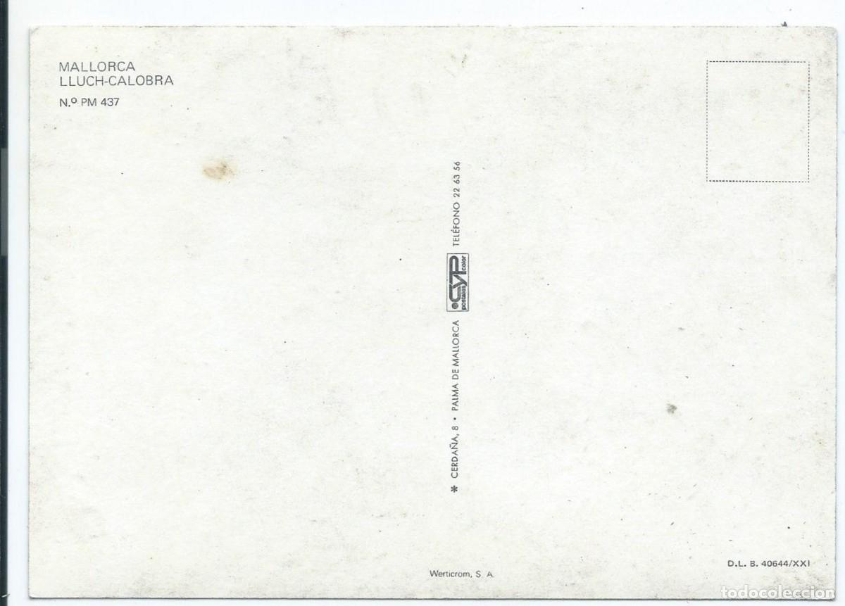 Postales: LLUCH - CALOBRA.- BALEARES - Foto 2