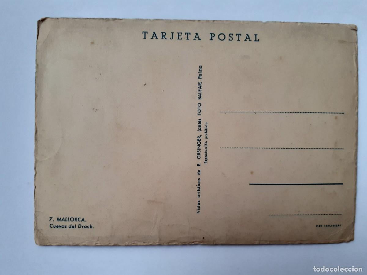 Postales: POSTAL - MALLORCA CUEVAS DEL DRACH 7 - Foto 2