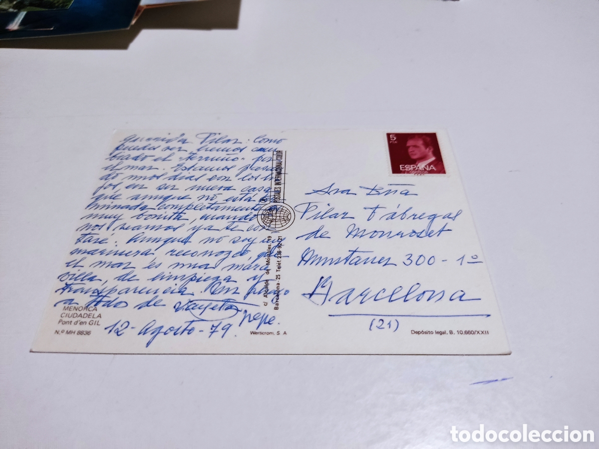 Postales: Postal Menorca,ciudadela - Foto 2