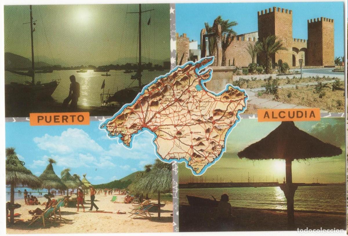 Postales: MALLORCA-- ALCUDIA-ESCRITA- - Foto 1