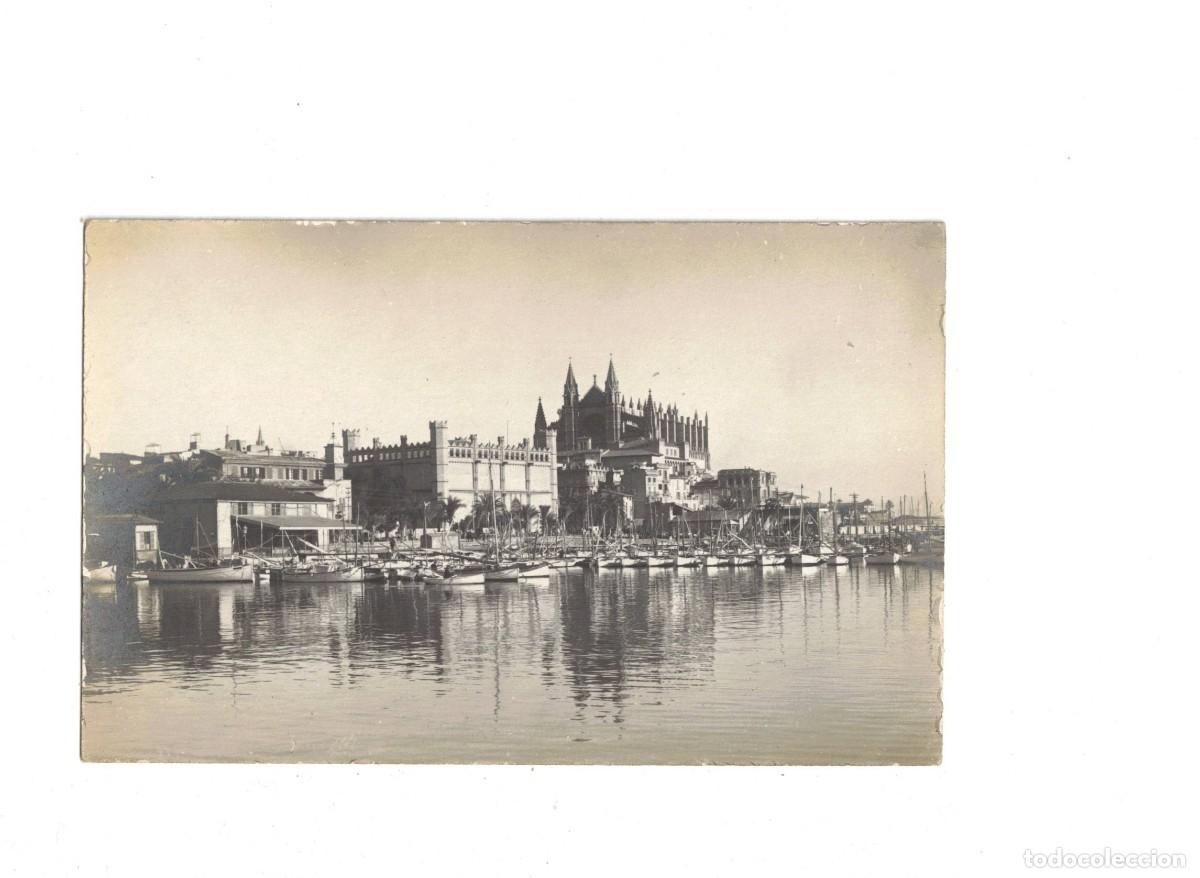Postales: PALMA DE MALLORCA. CATEDRAL Y PUERTO - Foto 1