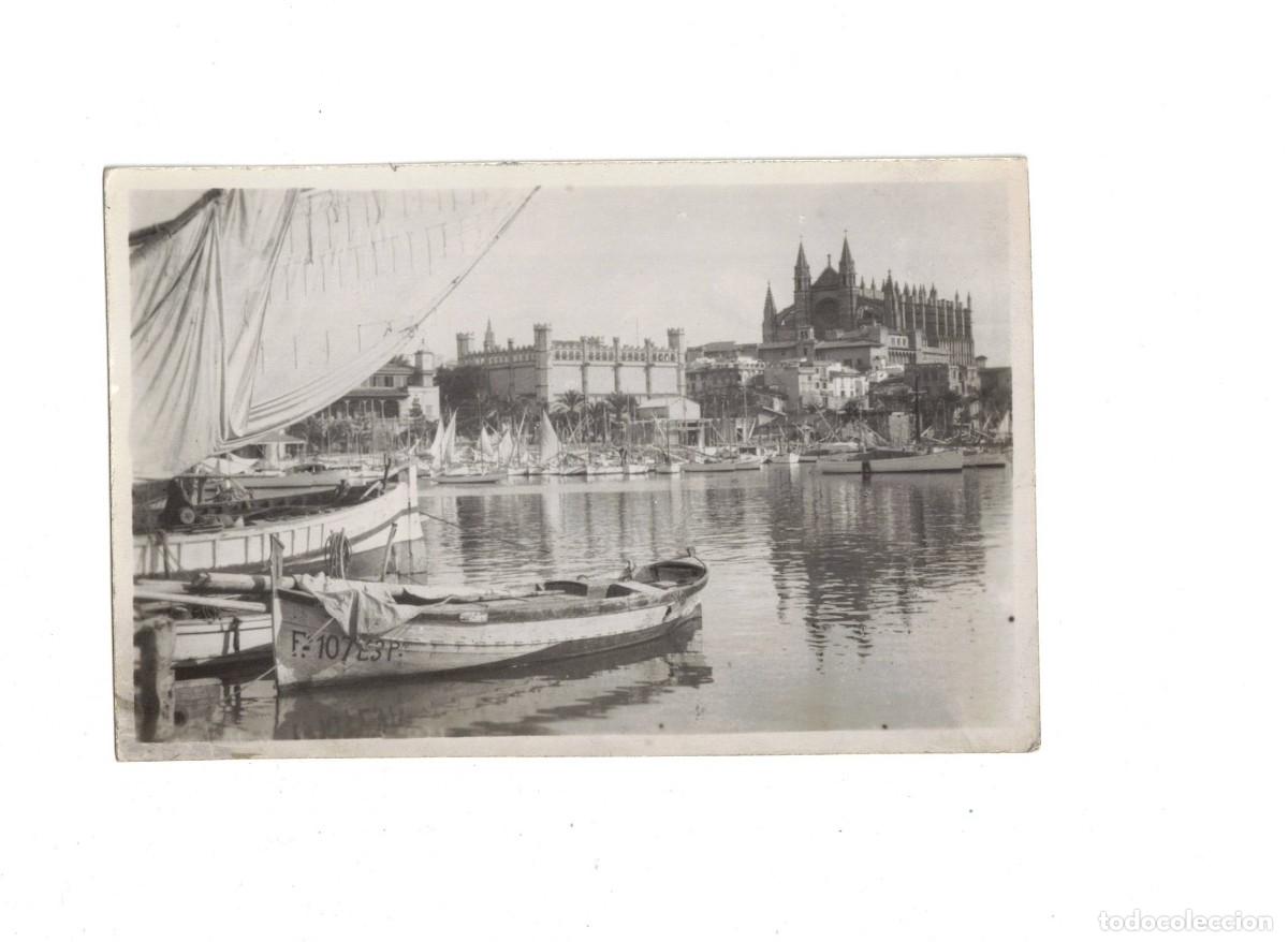 Postales: PALMA DE MALLORCA. CATEDRAL Y PUERTO - Foto 1