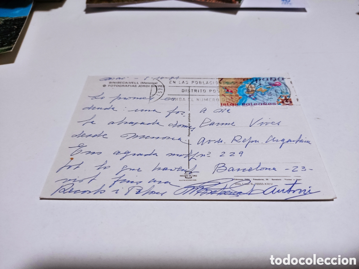 Postales: Postal Binibeca-Vell Menorca - Foto 2