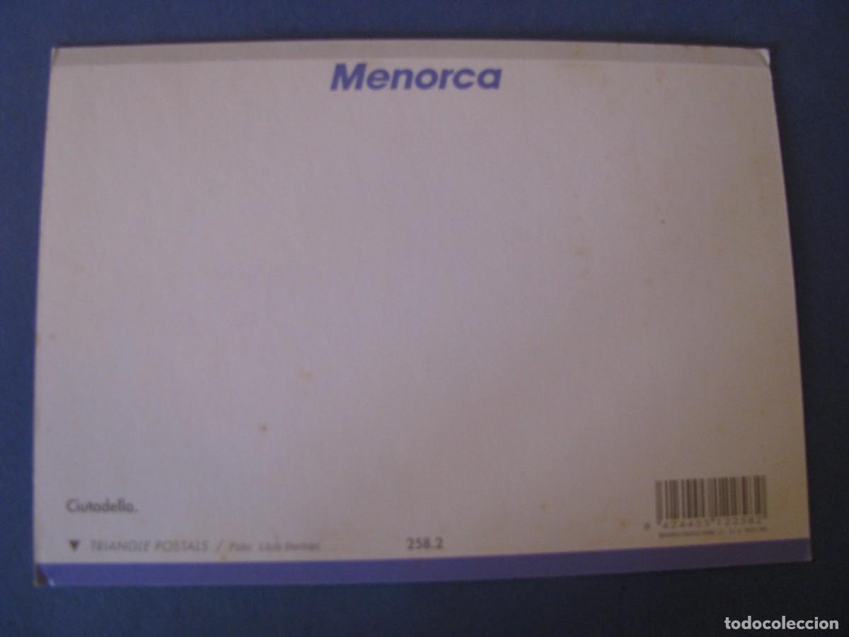 Postales: POSTAL DE MENORCA. CIUTADELLA. TRIANGLE POSTALS. 1993. - Foto 2