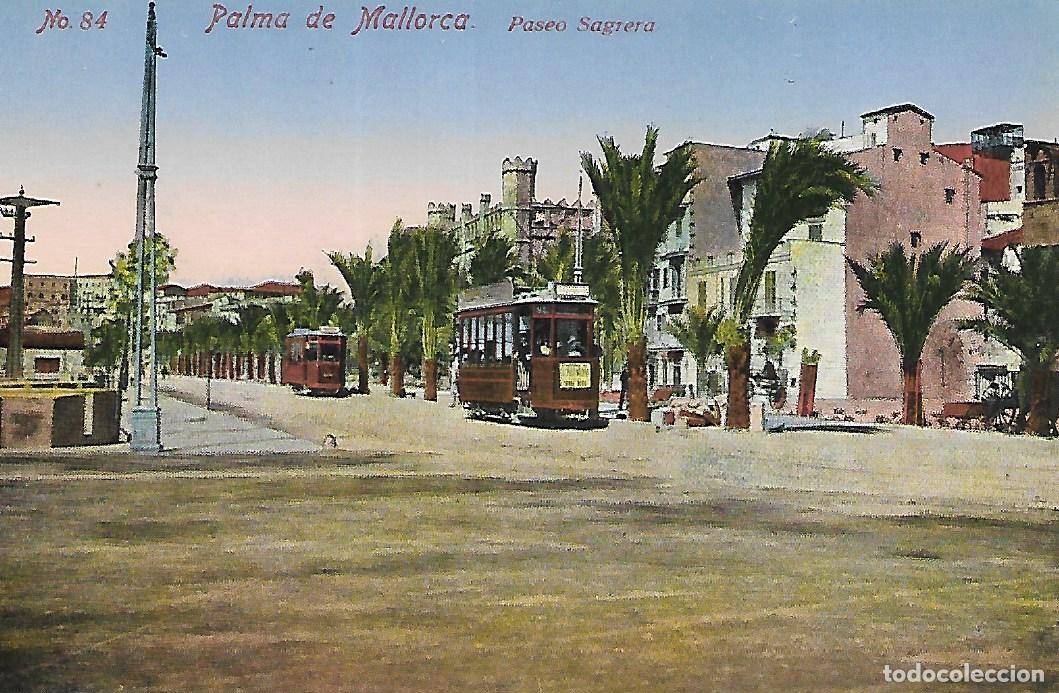 Postales: PALMA DE MALLORCA - PASEO SAGRERA - Foto 1