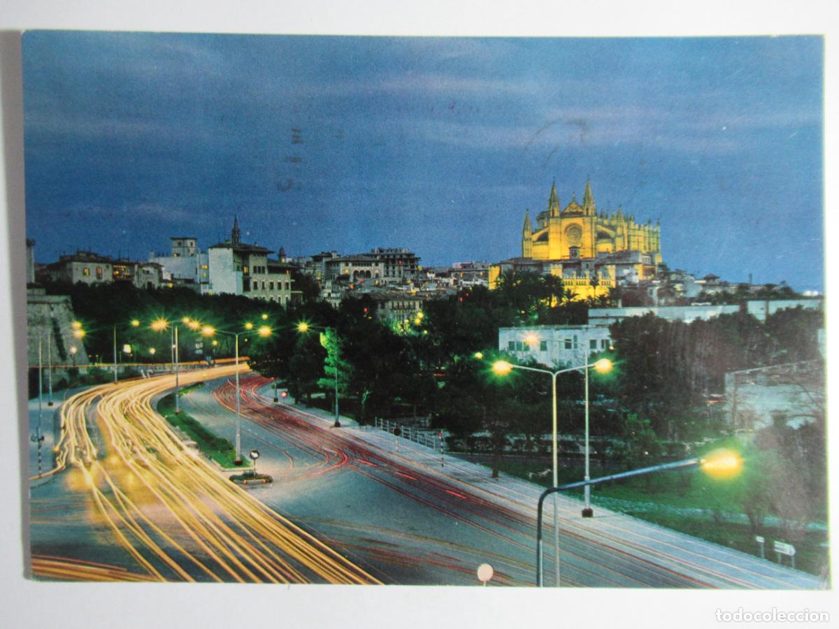 Postales: Palma de Mallorca - Paseo mar&iacute;timo y Catedral - Foto 1