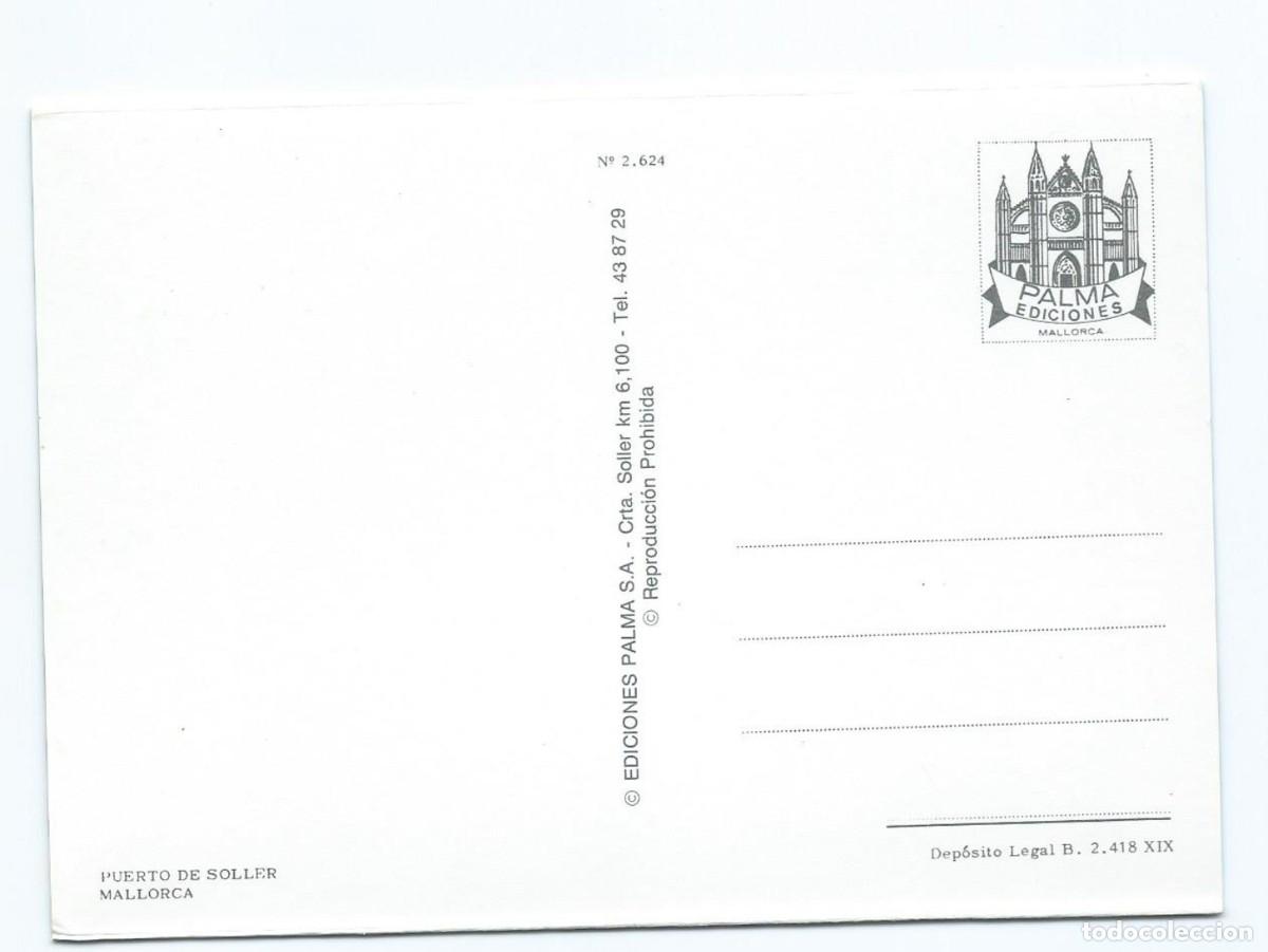 Postales: PUERTO.- SOLLER / MALLORCA - Foto 2