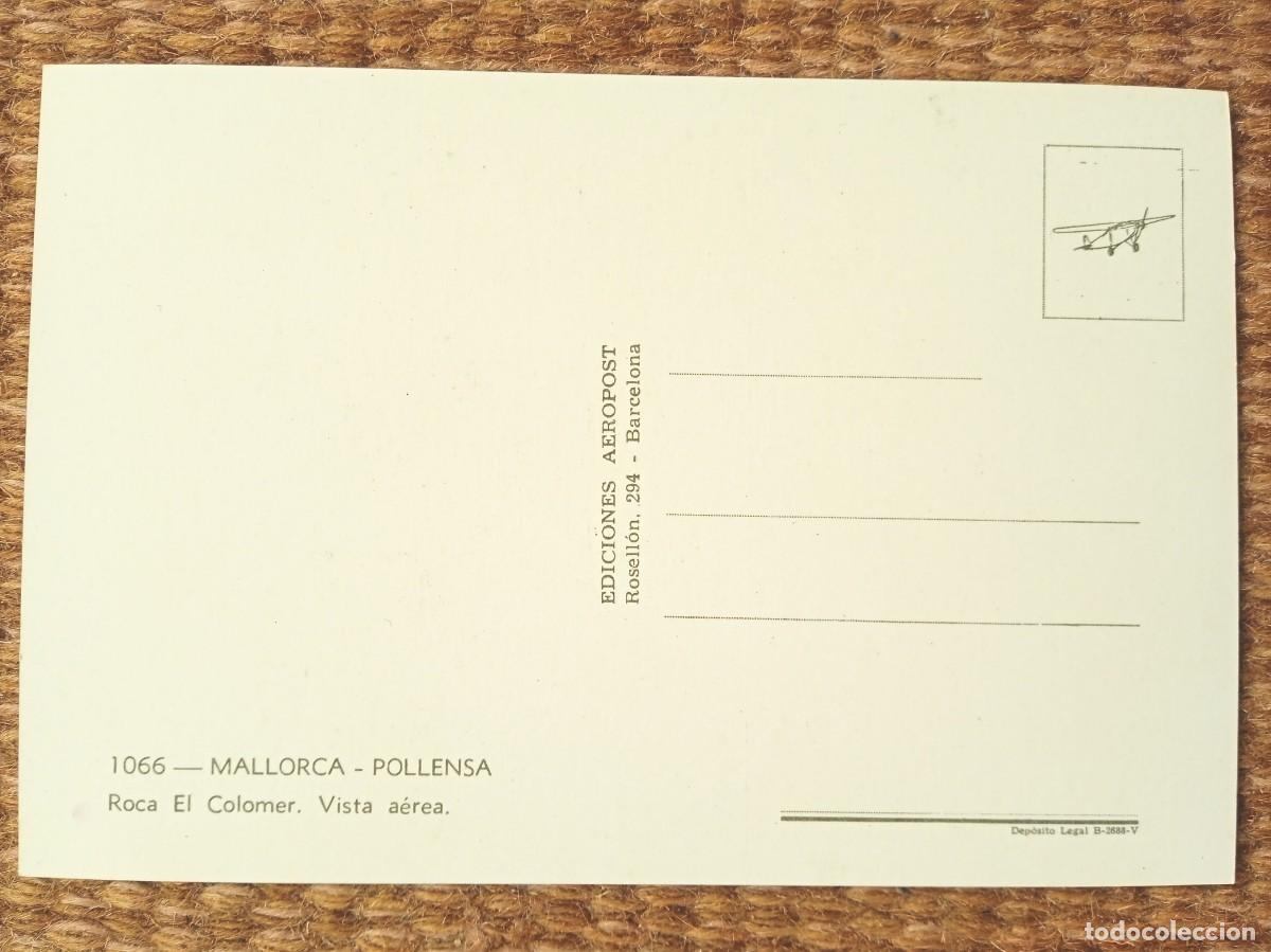 Postales: POLLENSA - MALLORCA - ED. AEROPOST - Foto 2